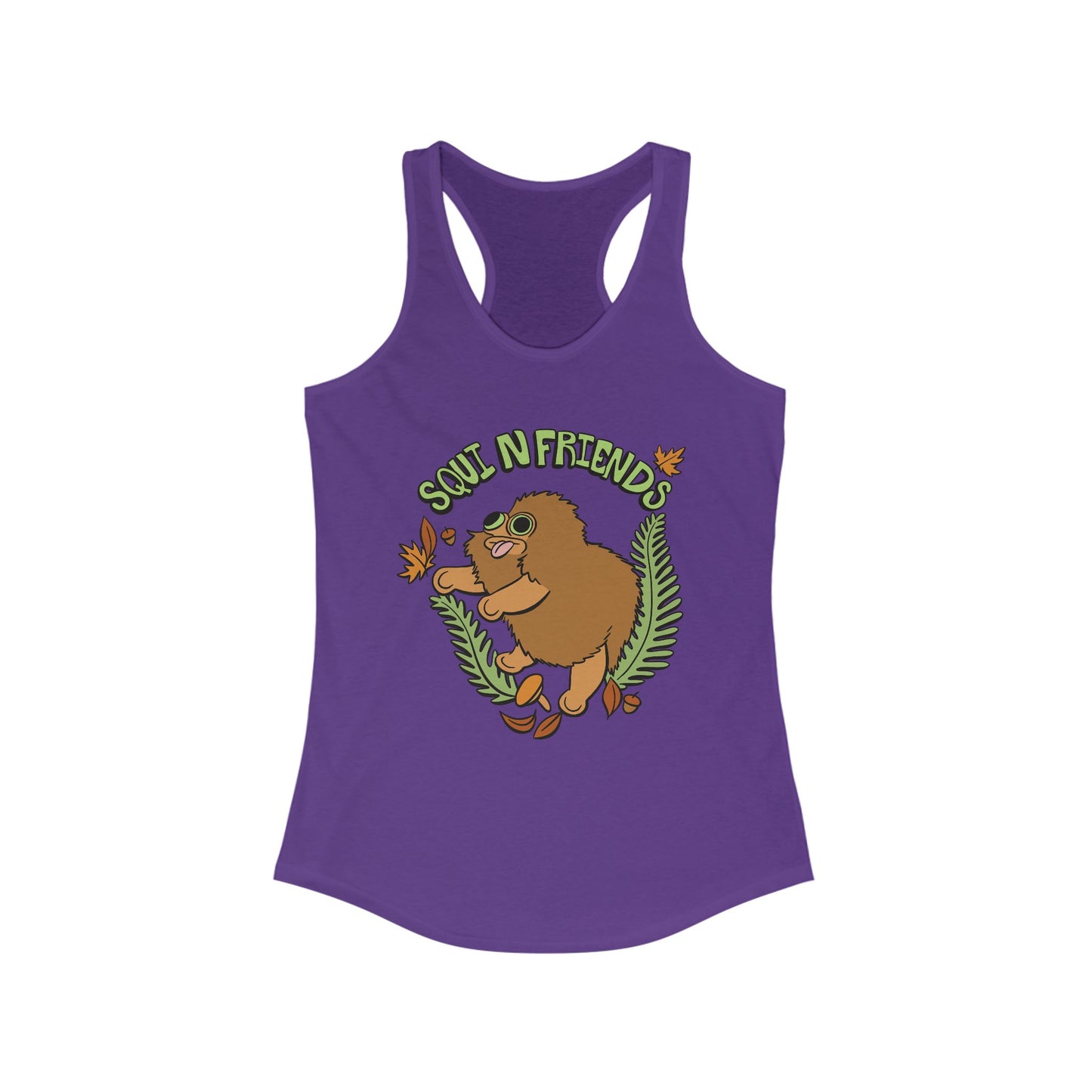 Squi N Friends Squirby Women's Racerback Tank