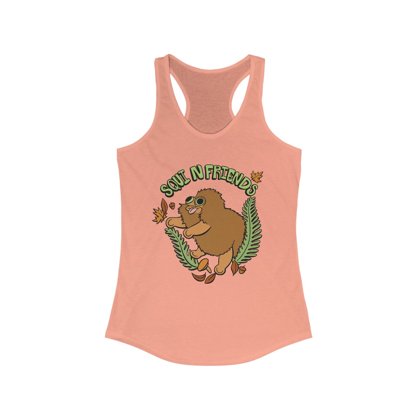 Squi N Friends Squirby Women's Racerback Tank