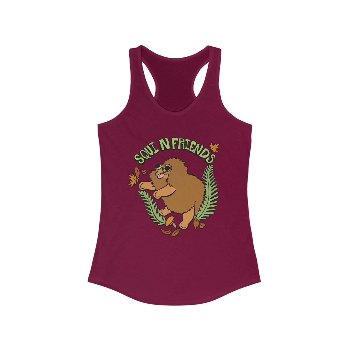 Squi N Friends Squirby Women's Racerback Tank