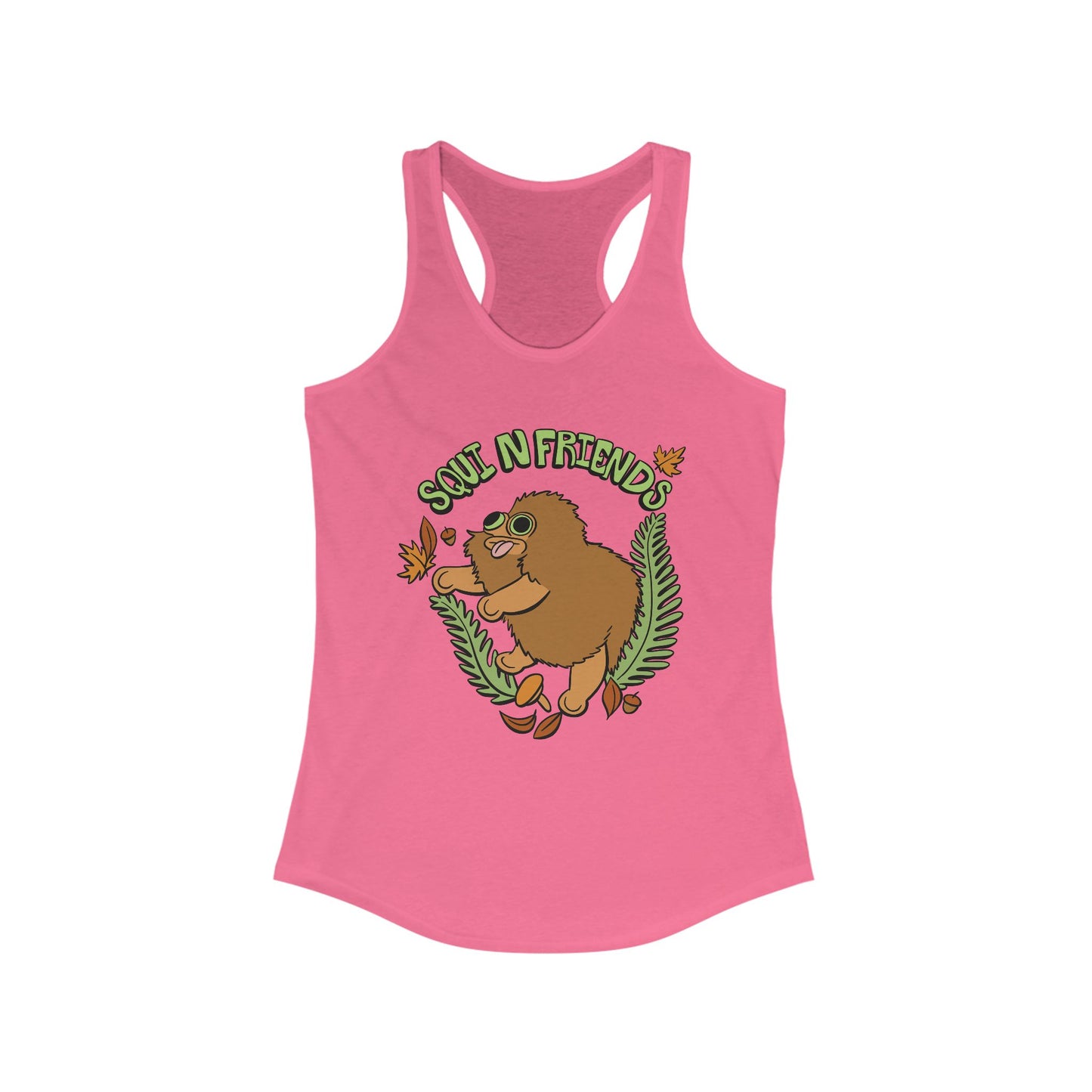Squi N Friends Squirby Women's Racerback Tank