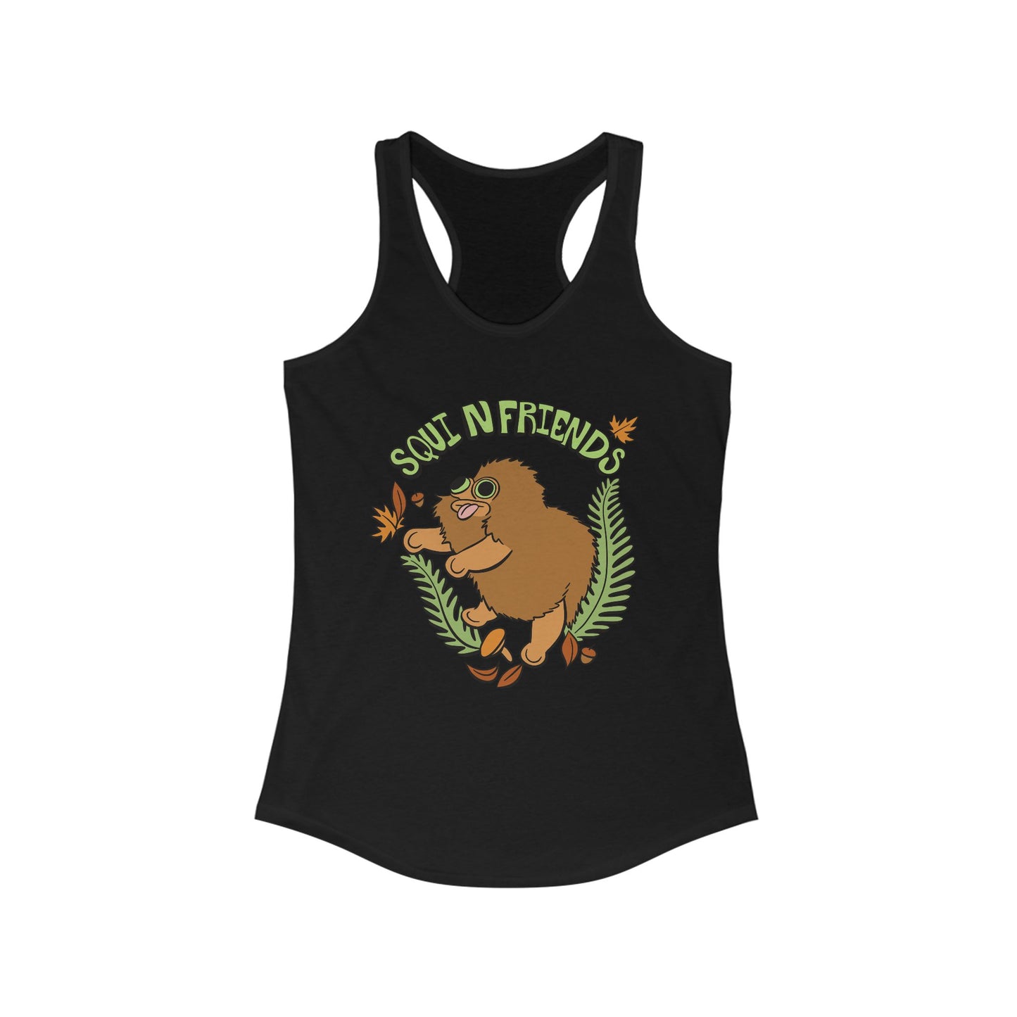 Squi N Friends Squirby Women's Racerback Tank