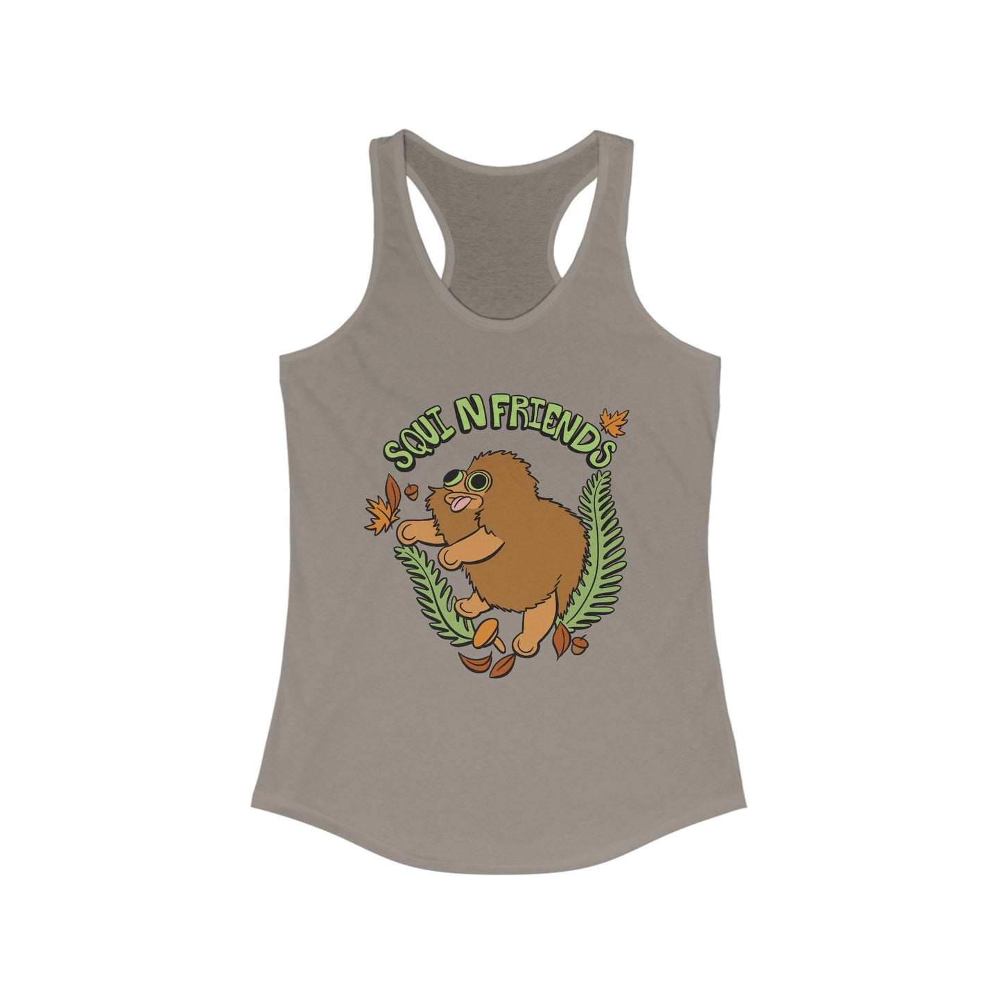 Squi N Friends Squirby Women's Racerback Tank