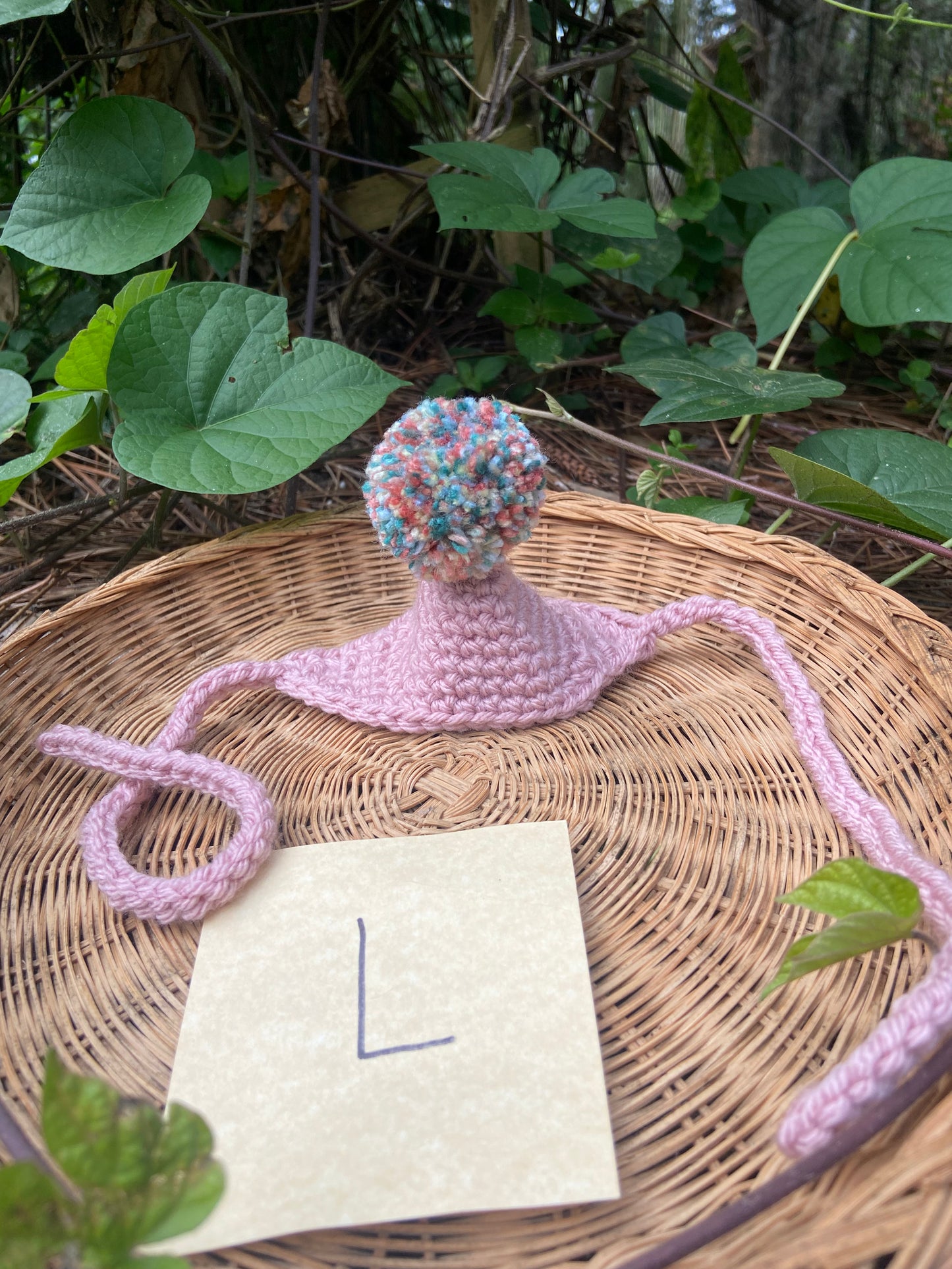 Pink / Tootie Fruity Pompom Squi Hat