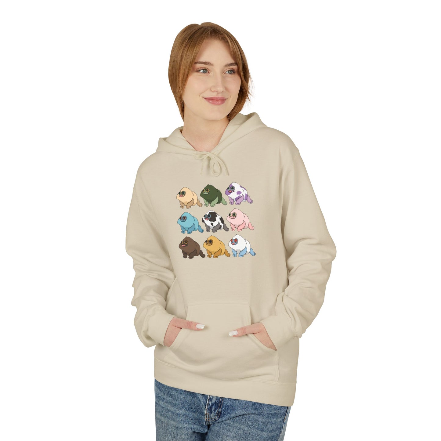 Cozy Fleece Hoodie Squirby Colors