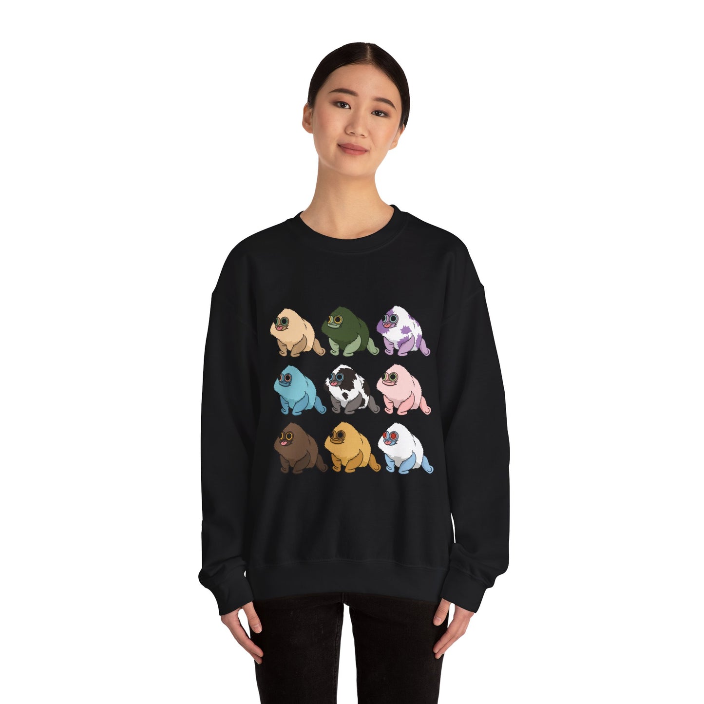 Squirby Colors -Adult Crewneck Sweatshirt