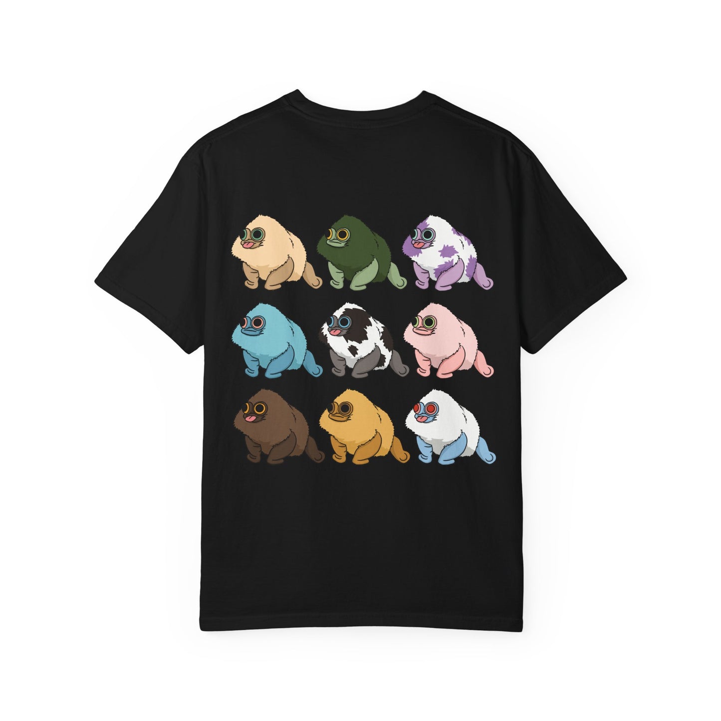 Squirby Colors and Planet Sploor- two sided T-Shirt - Heavy Weight Cotton