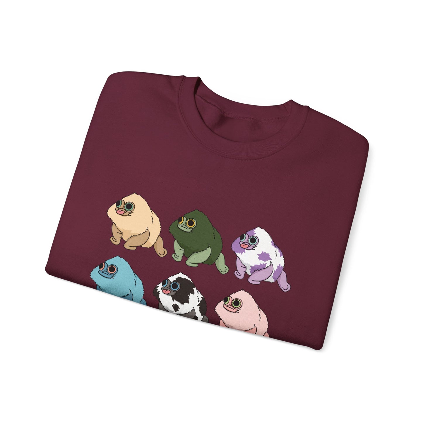 Squirby Colors -Adult Crewneck Sweatshirt