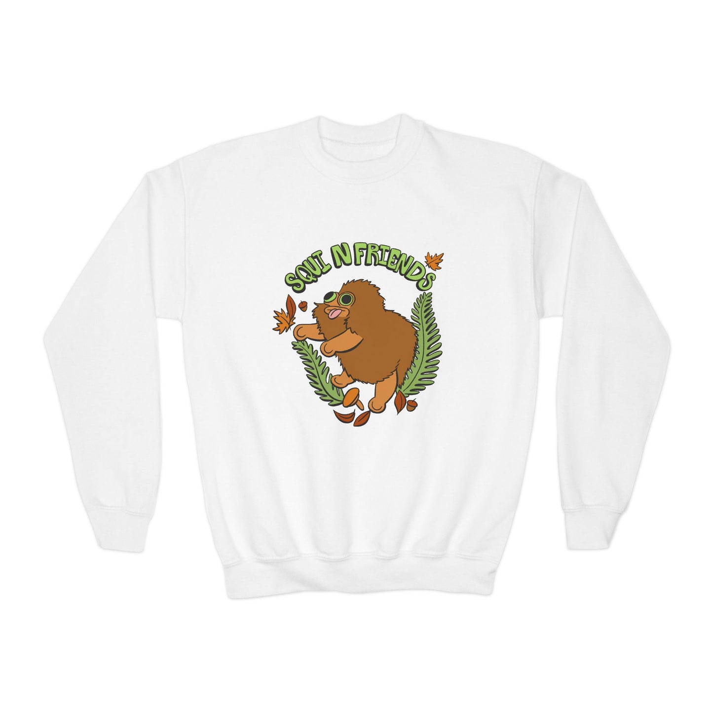 Squirby-Youth Crewneck Sweatshirt