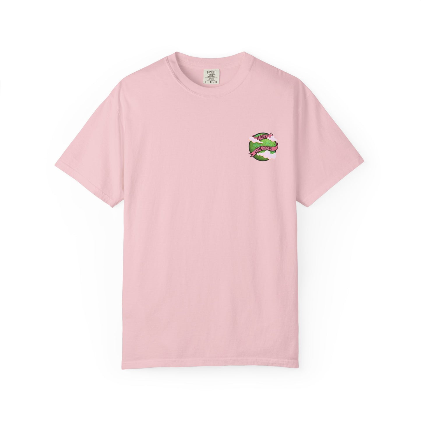 Squirby Colors and Planet Sploor- two sided T-Shirt - Heavy Weight Cotton