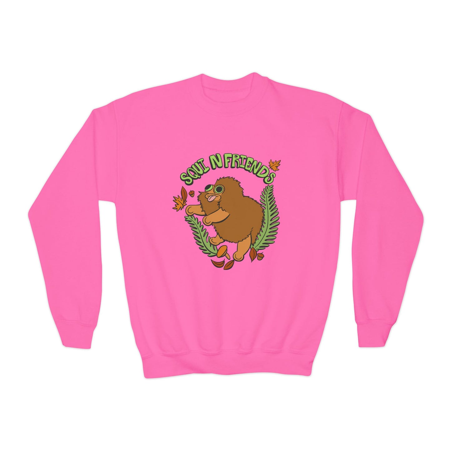 Squirby-Youth Crewneck Sweatshirt