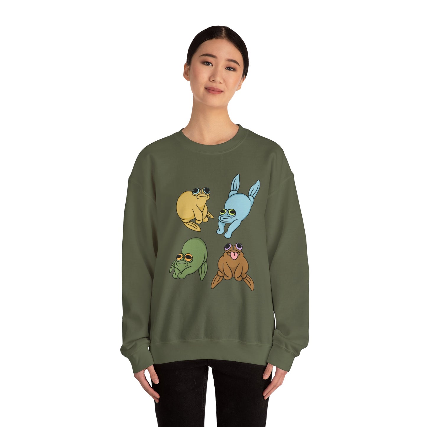 Common Squi -Adult Crewneck Sweatshirt