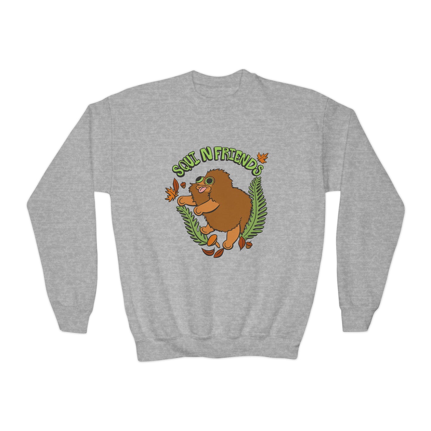 Squirby-Youth Crewneck Sweatshirt