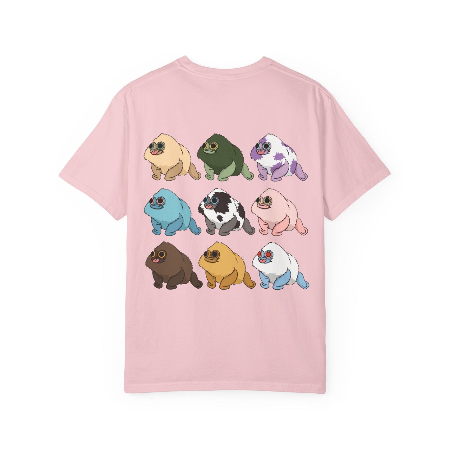 Squirby Colors and Planet Sploor- two sided T-Shirt - Heavy Weight Cotton