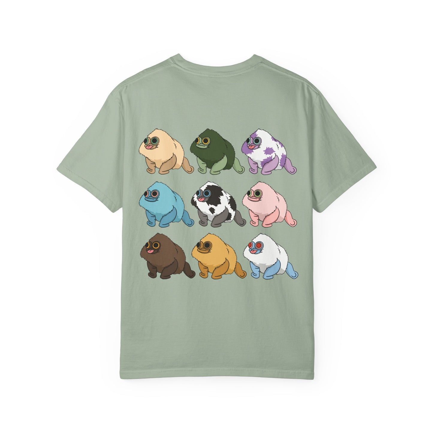 Squirby Colors and Planet Sploor- two sided T-Shirt - Heavy Weight Cotton
