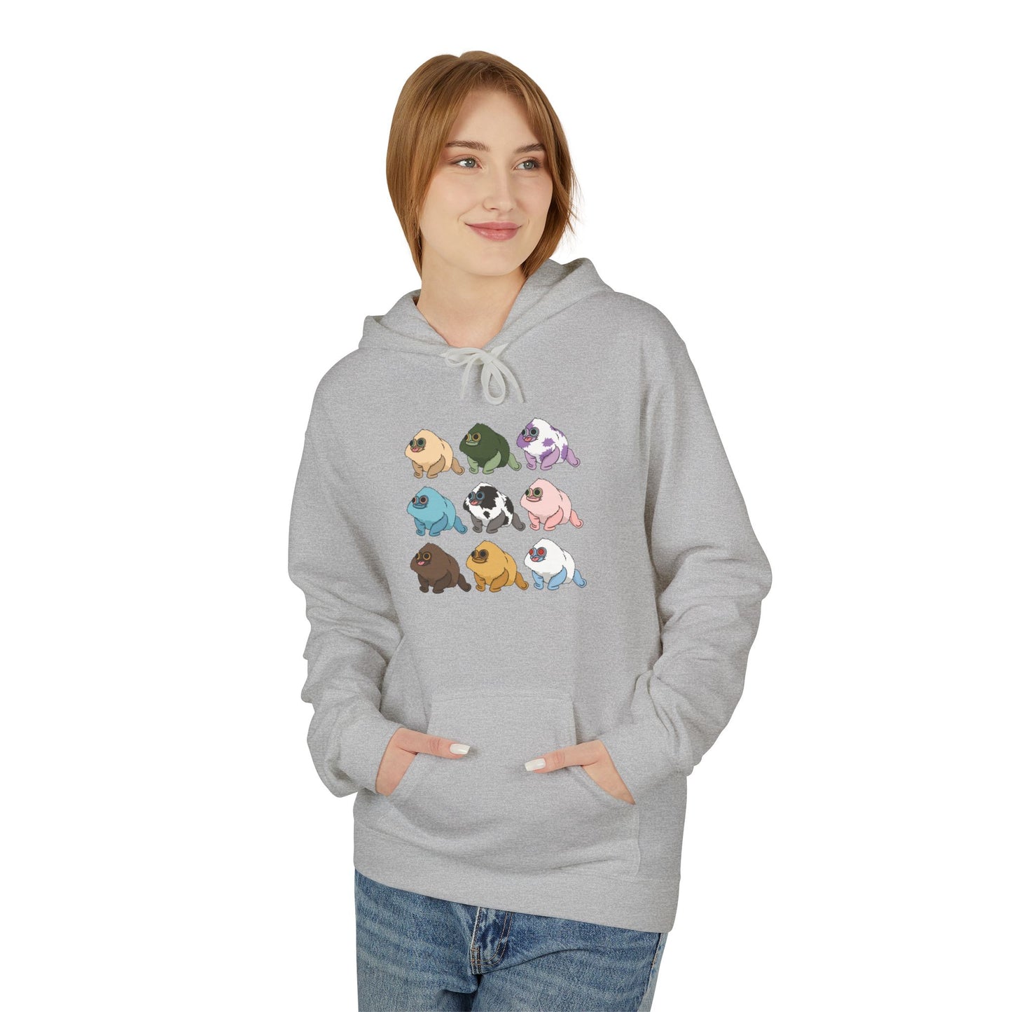 Cozy Fleece Hoodie Squirby Colors