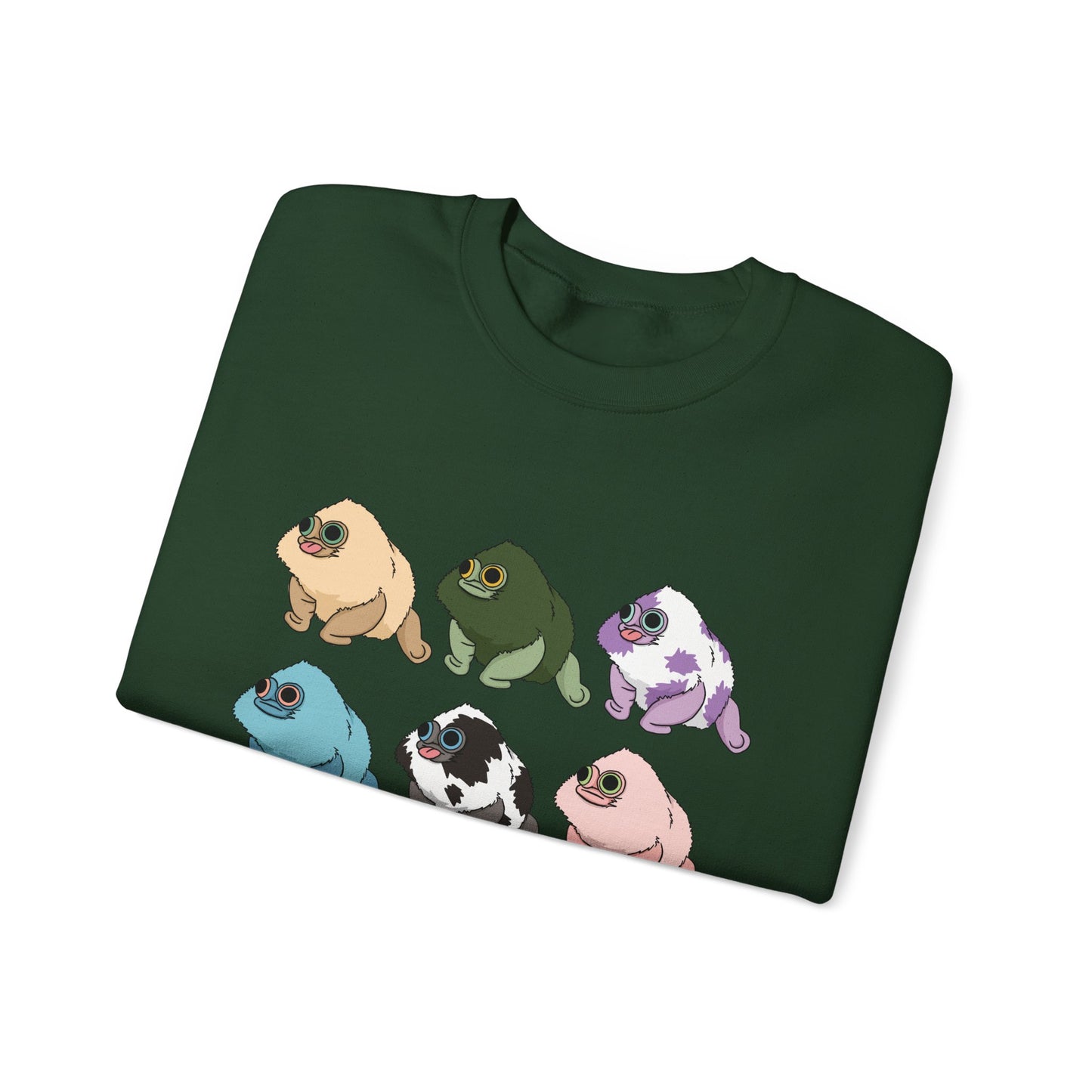 Squirby Colors -Adult Crewneck Sweatshirt