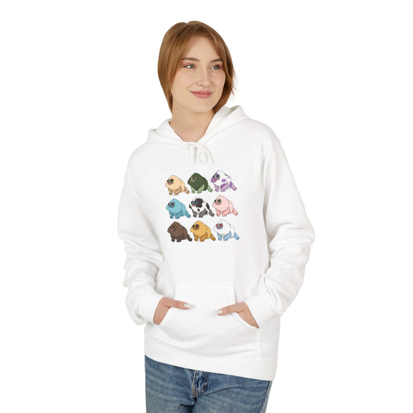 Cozy Fleece Hoodie Squirby Colors