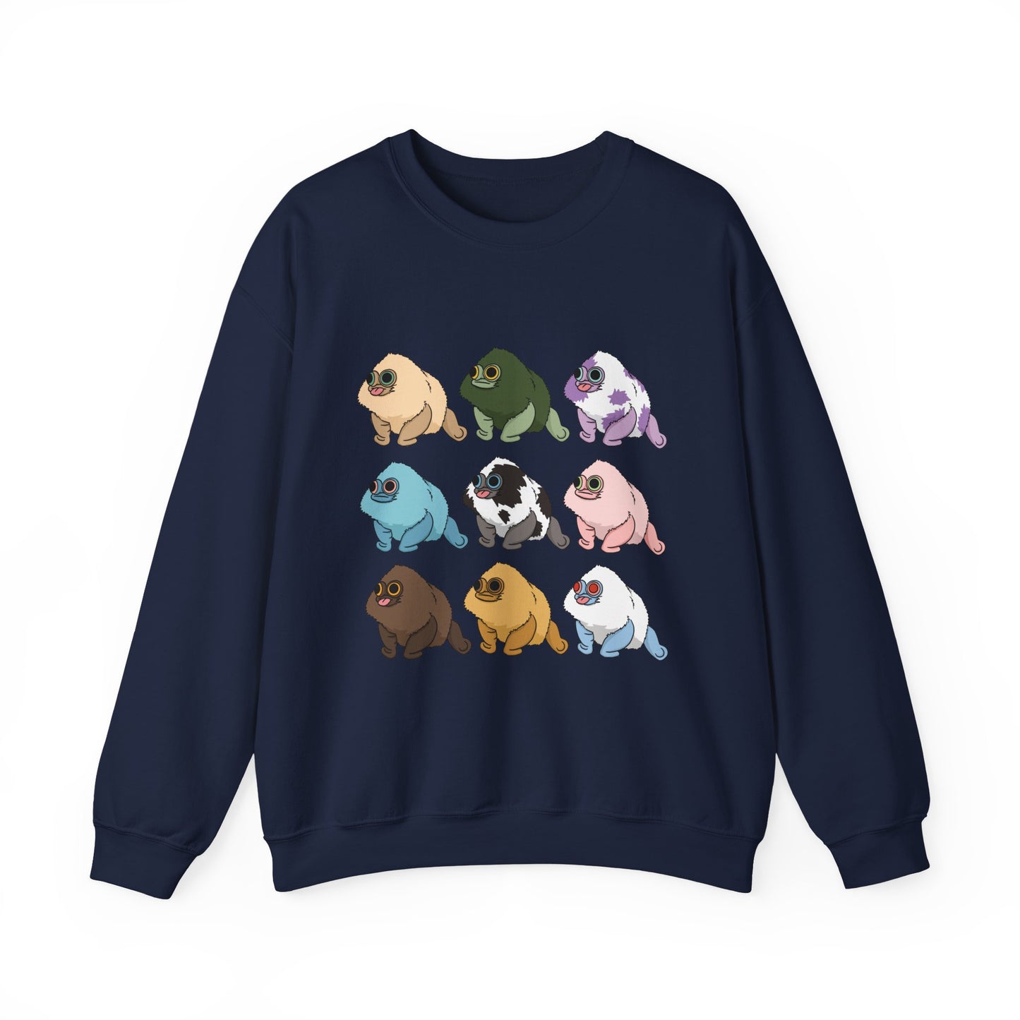 Squirby Colors -Adult Crewneck Sweatshirt