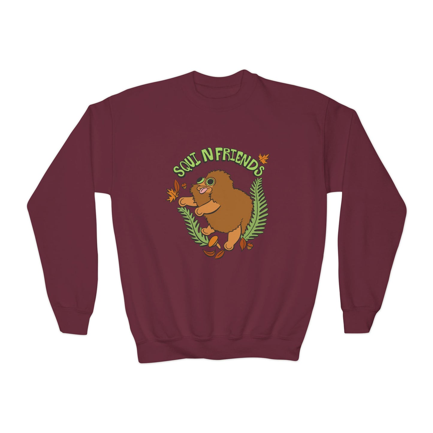 Squirby-Youth Crewneck Sweatshirt