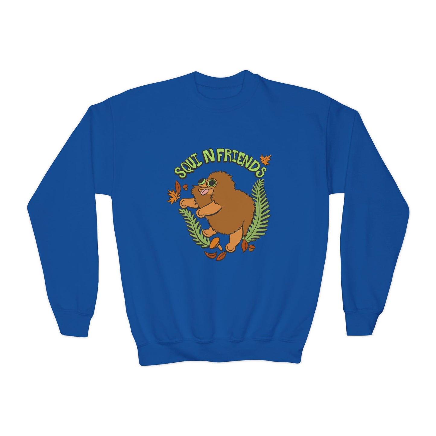 Squirby-Youth Crewneck Sweatshirt