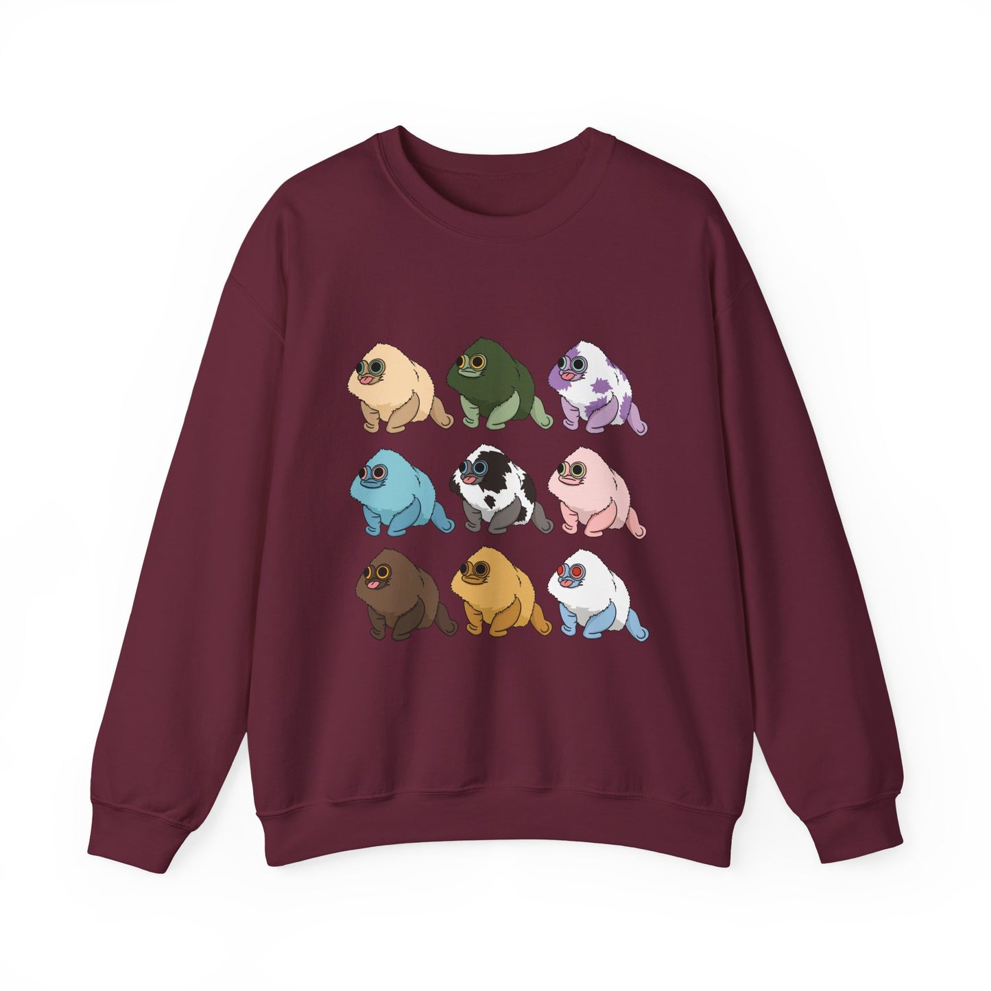 Squirby Colors -Adult Crewneck Sweatshirt