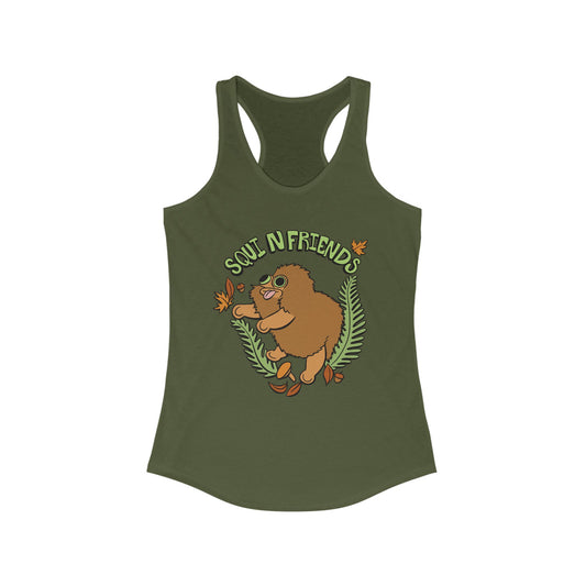 Squi N Friends Squirby Women's Racerback Tank