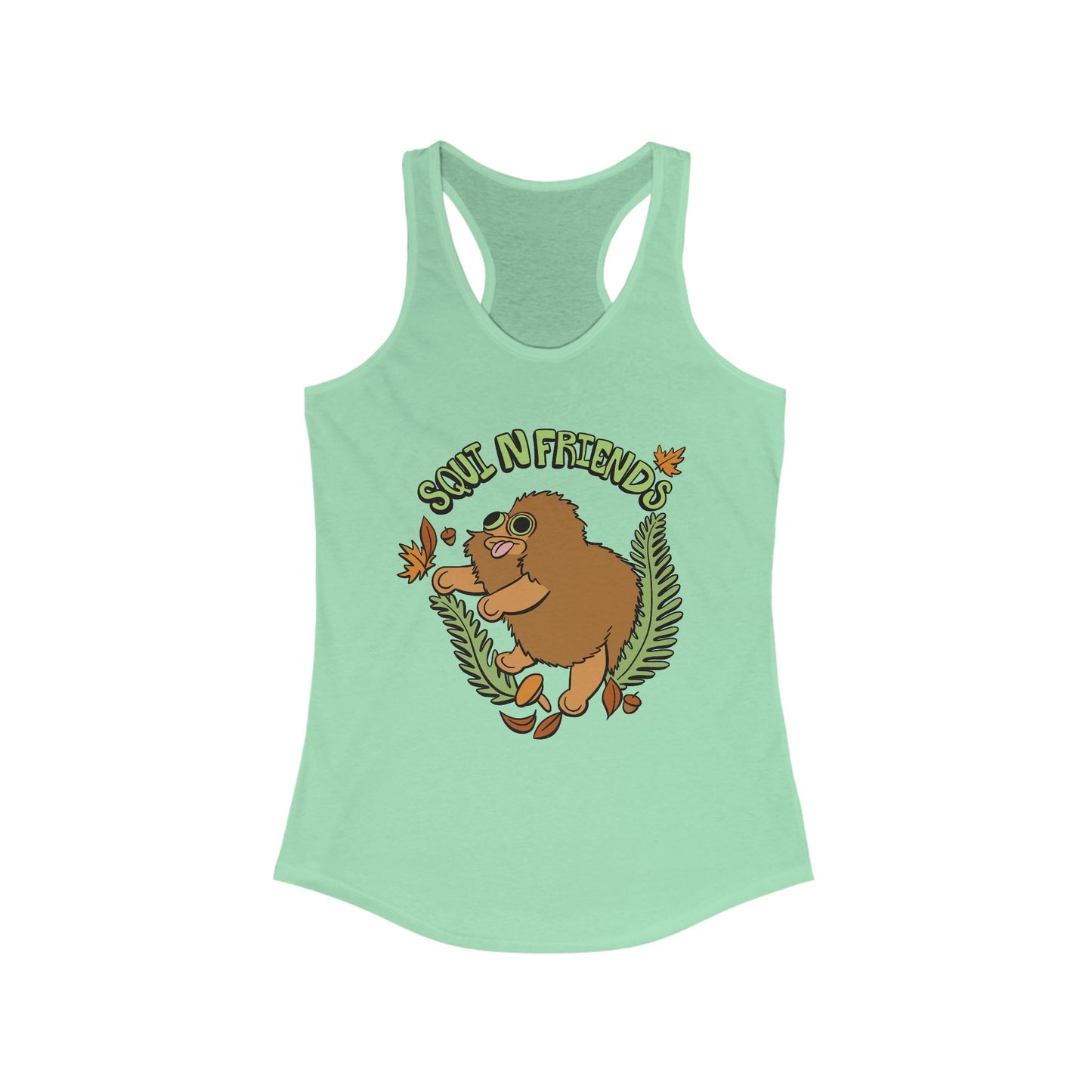 Squi N Friends Squirby Women's Racerback Tank
