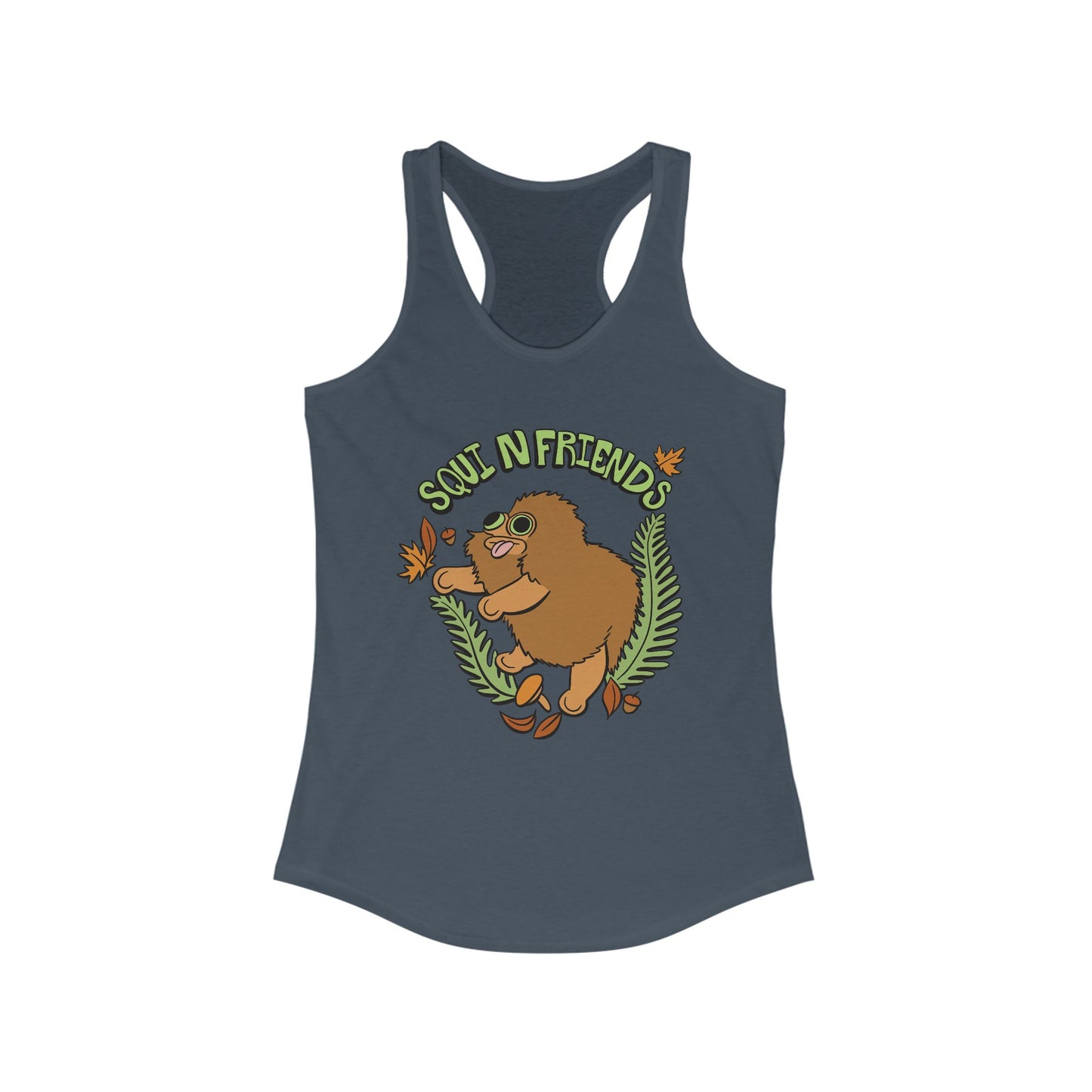 Squi N Friends Squirby Women's Racerback Tank