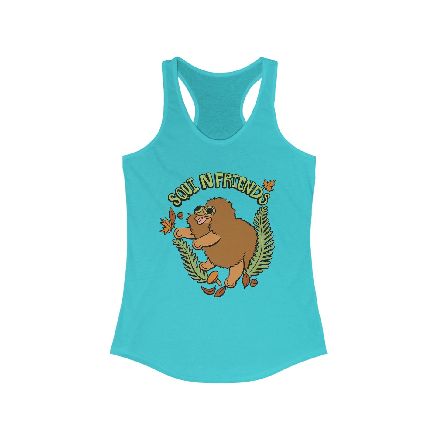 Squi N Friends Squirby Women's Racerback Tank