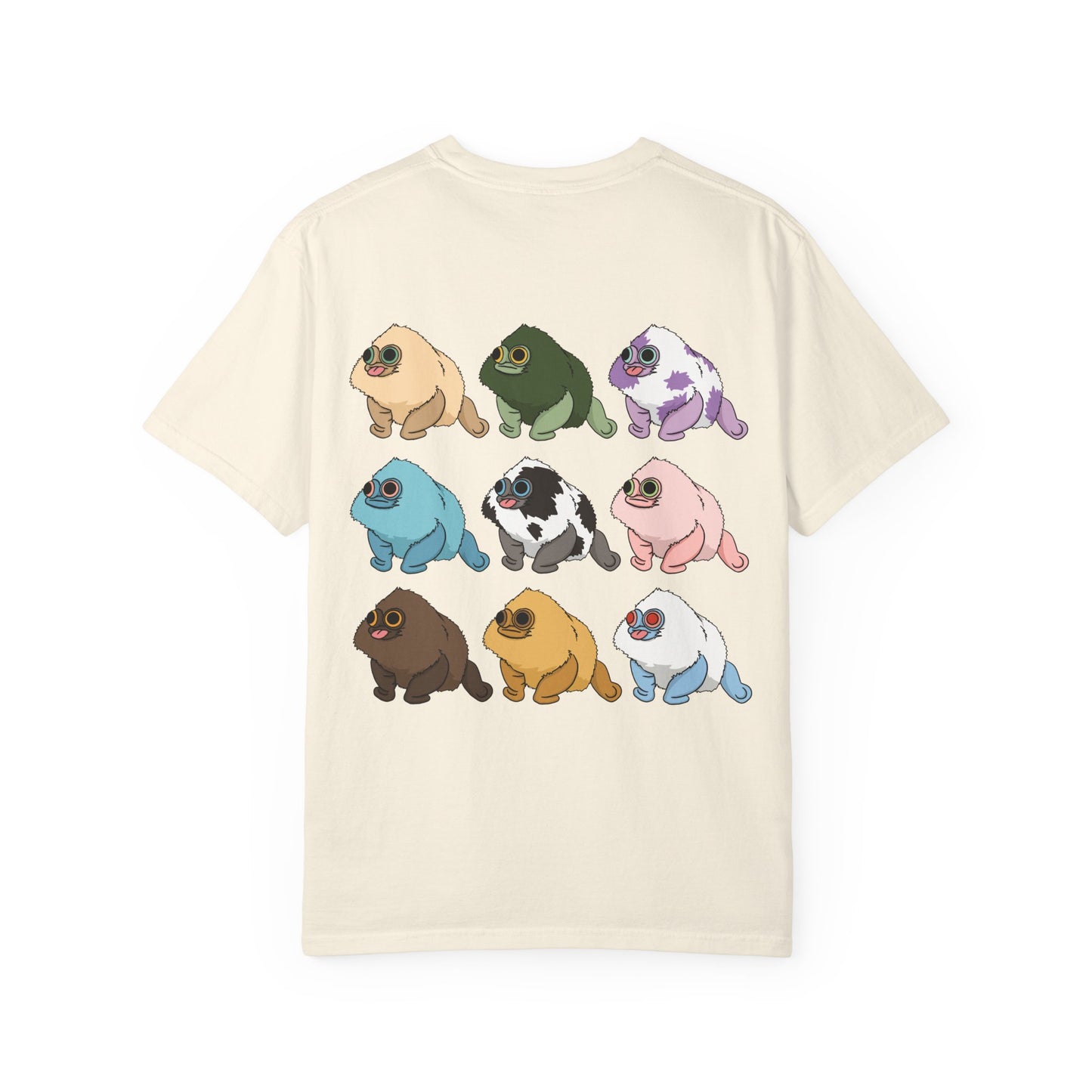 Squirby Colors and Planet Sploor- two sided T-Shirt - Heavy Weight Cotton