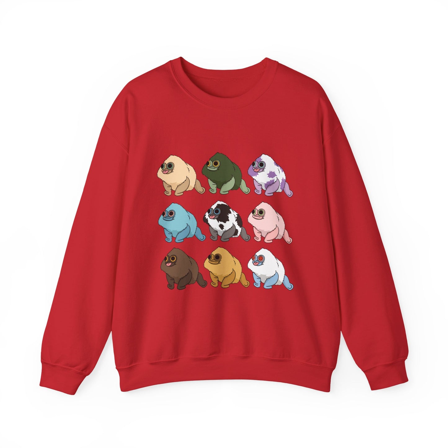 Squirby Colors -Adult Crewneck Sweatshirt