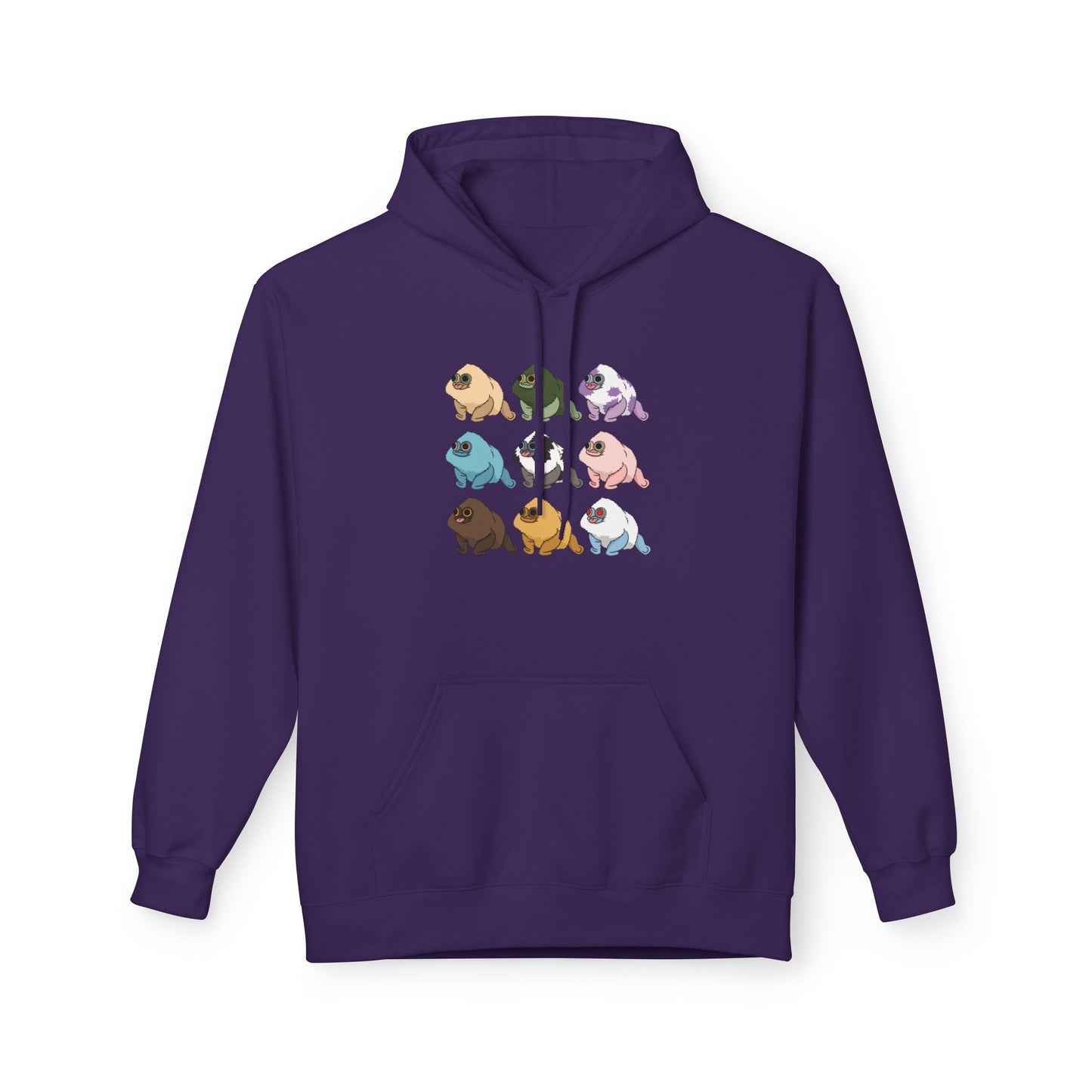 Cozy Fleece Hoodie Squirby Colors