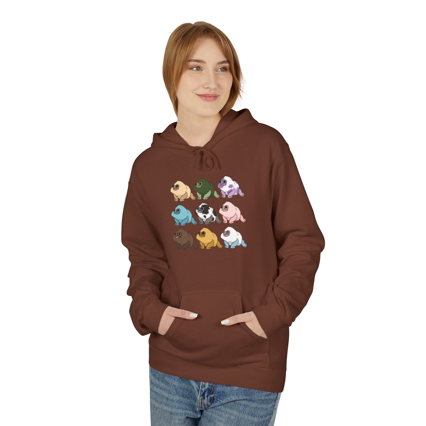 Cozy Fleece Hoodie Squirby Colors