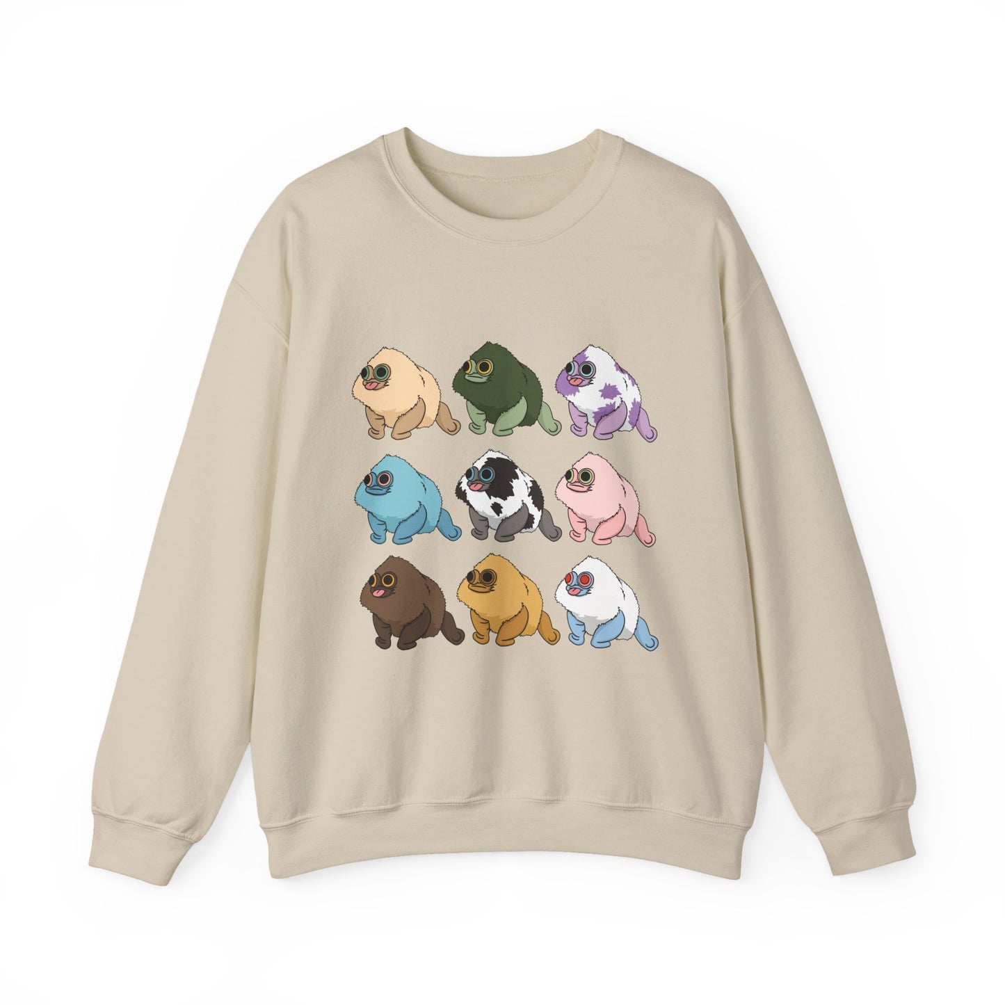 Squirby Colors -Adult Crewneck Sweatshirt