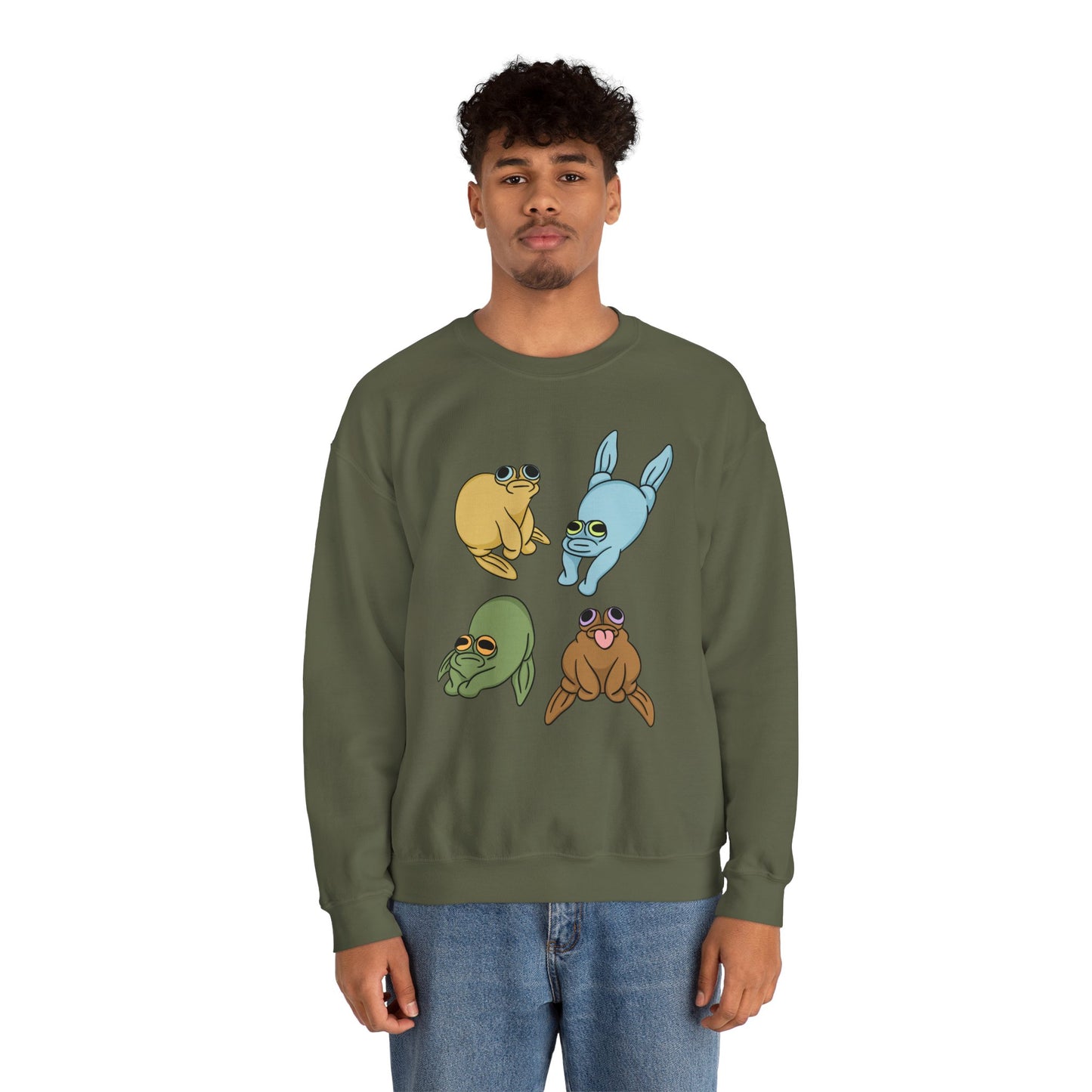 Common Squi -Adult Crewneck Sweatshirt