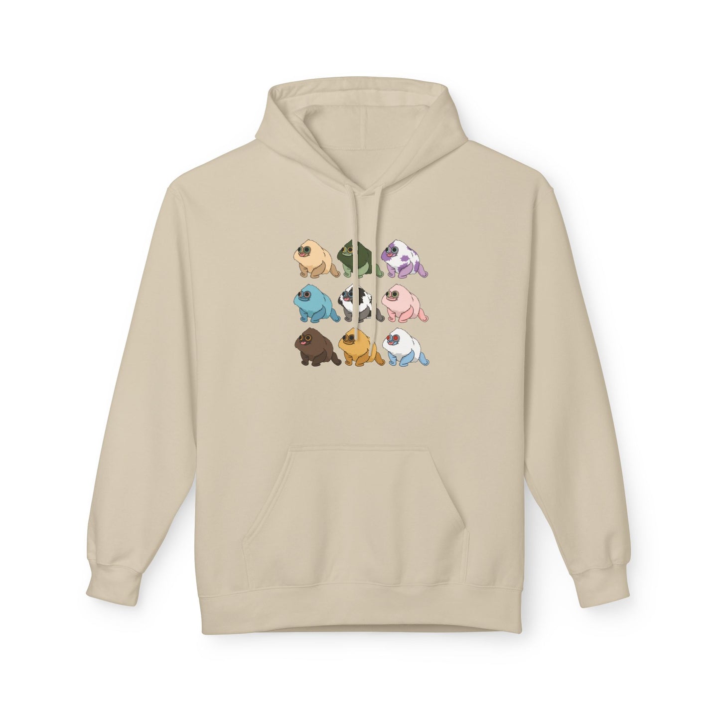 Cozy Fleece Hoodie Squirby Colors