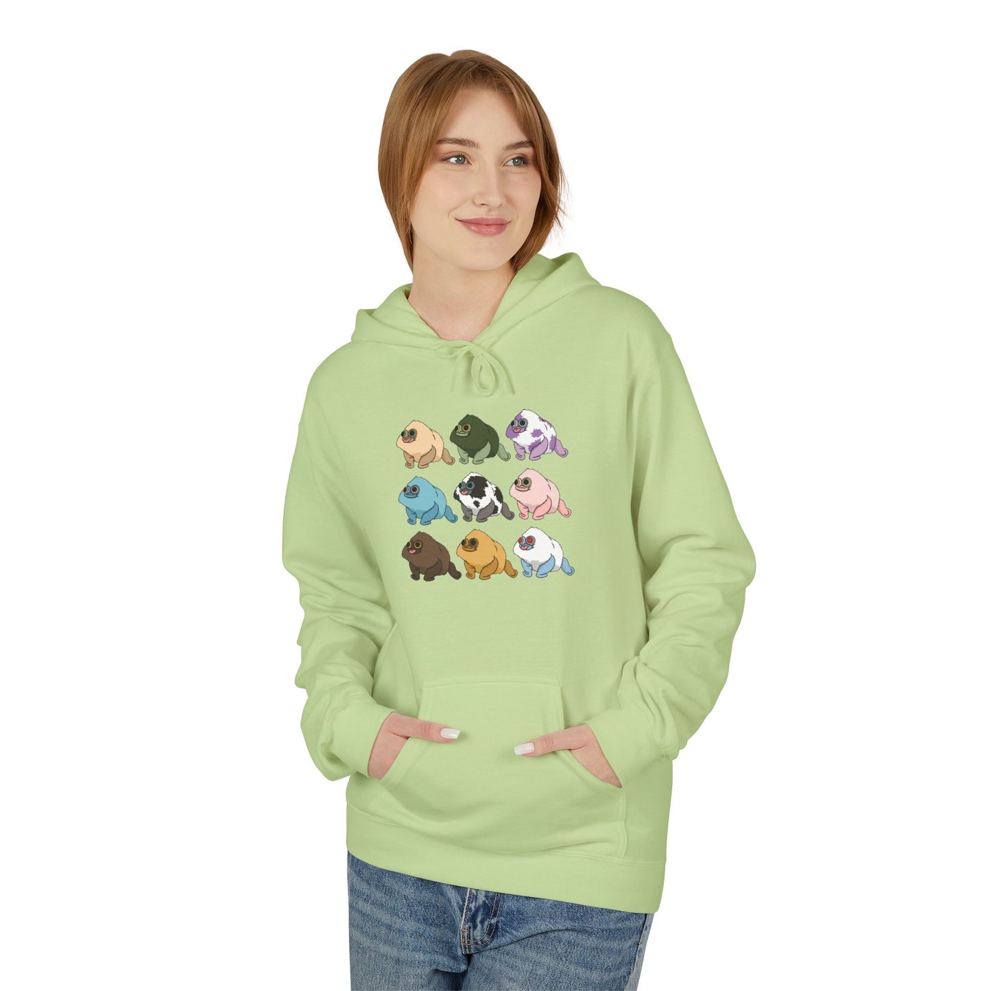 Cozy Fleece Hoodie Squirby Colors
