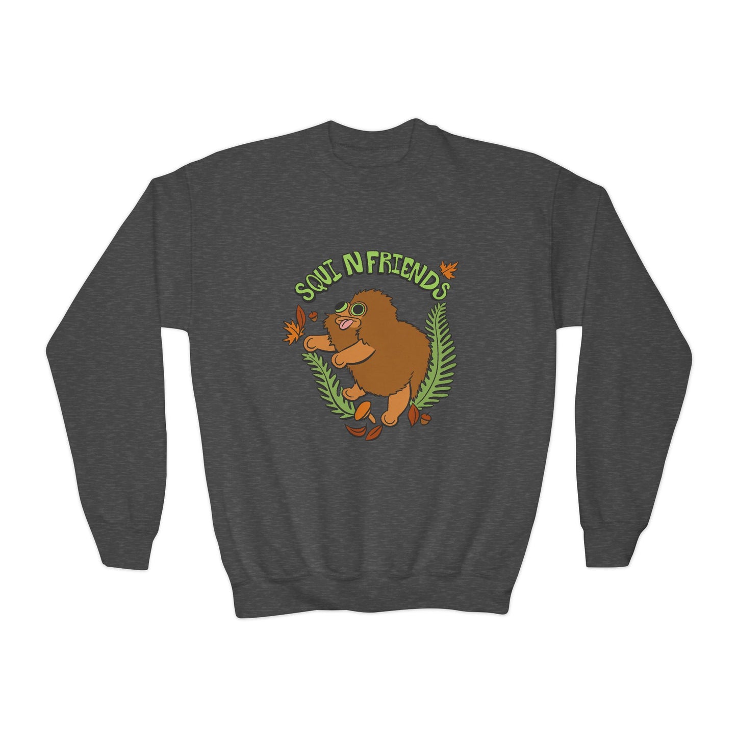 Squirby-Youth Crewneck Sweatshirt