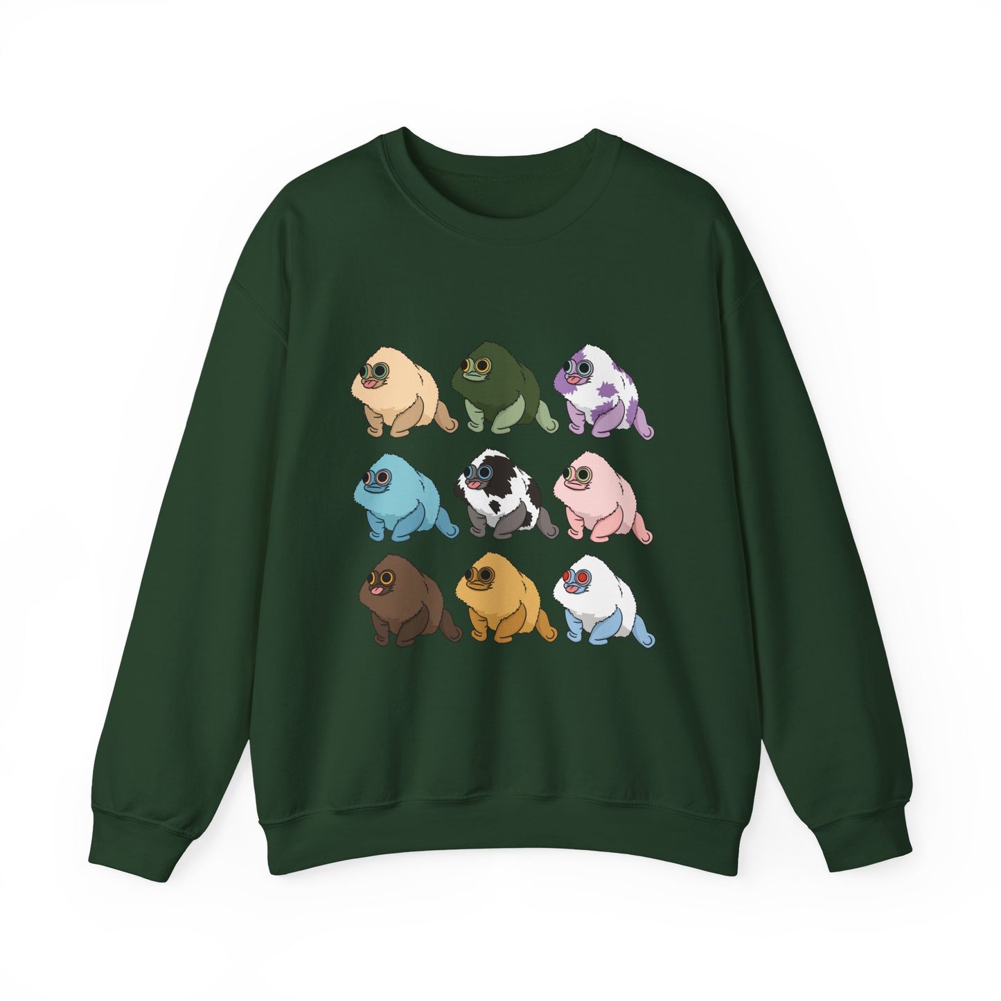 Squirby Colors -Adult Crewneck Sweatshirt