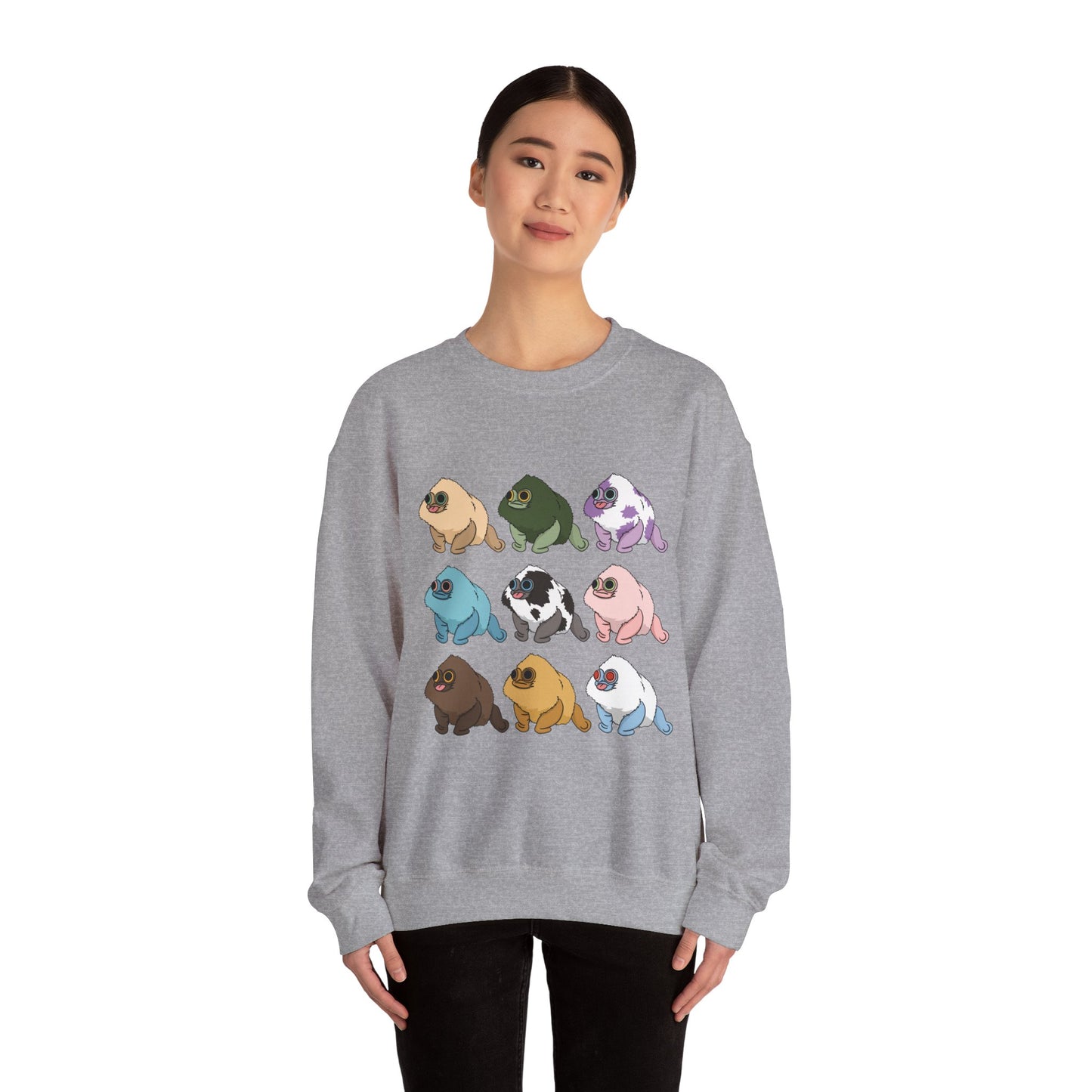 Squirby Colors -Adult Crewneck Sweatshirt