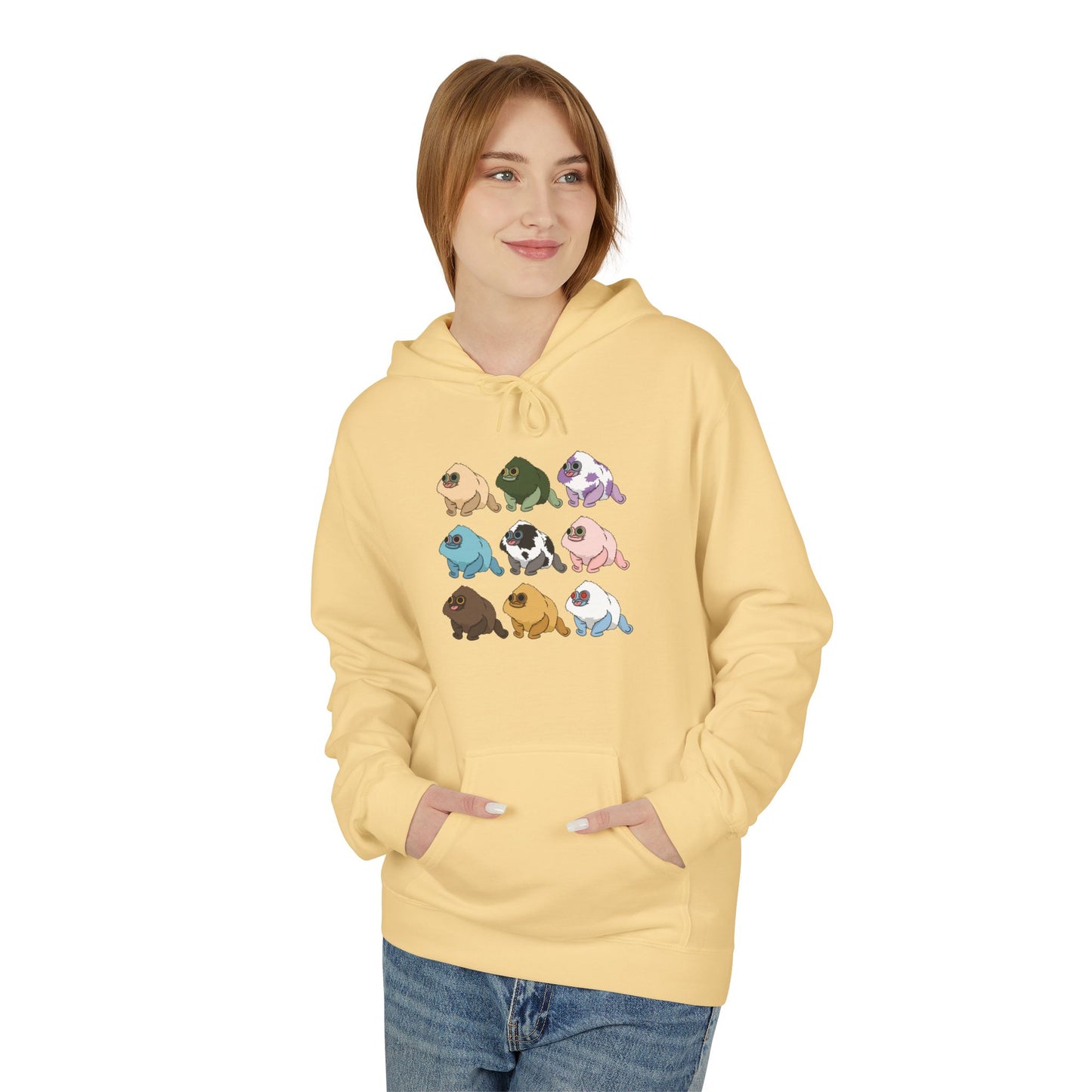 Cozy Fleece Hoodie Squirby Colors