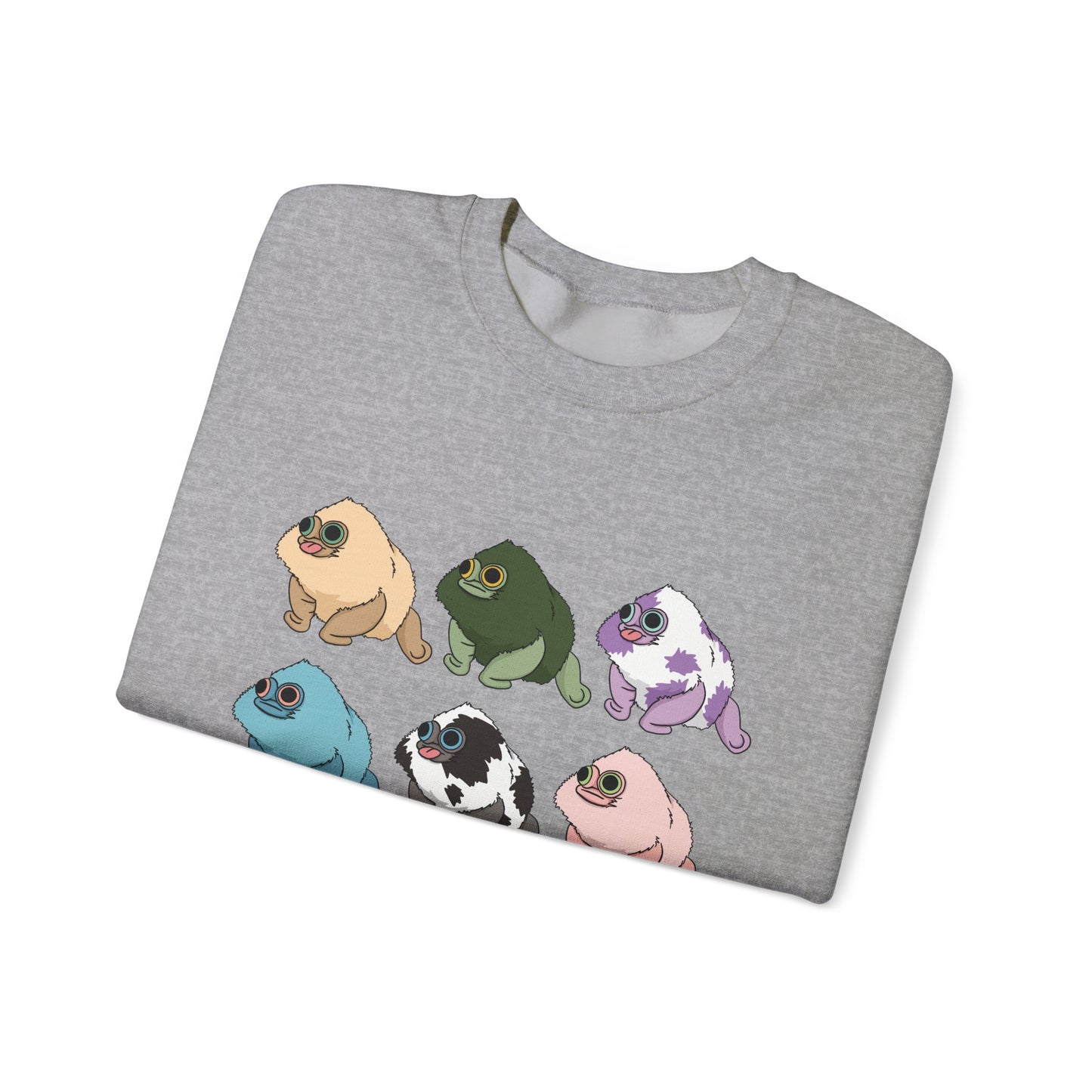 Squirby Colors -Adult Crewneck Sweatshirt