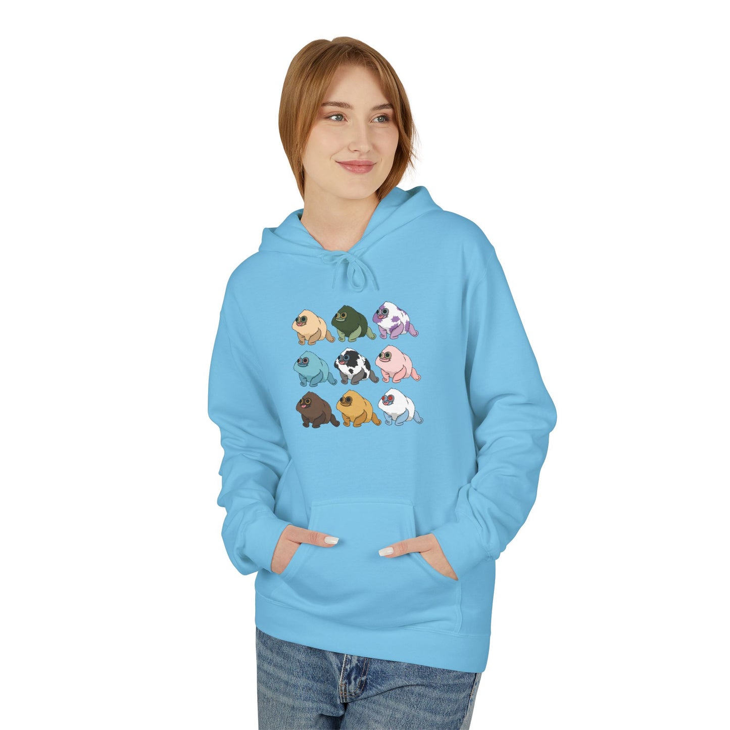 Cozy Fleece Hoodie Squirby Colors