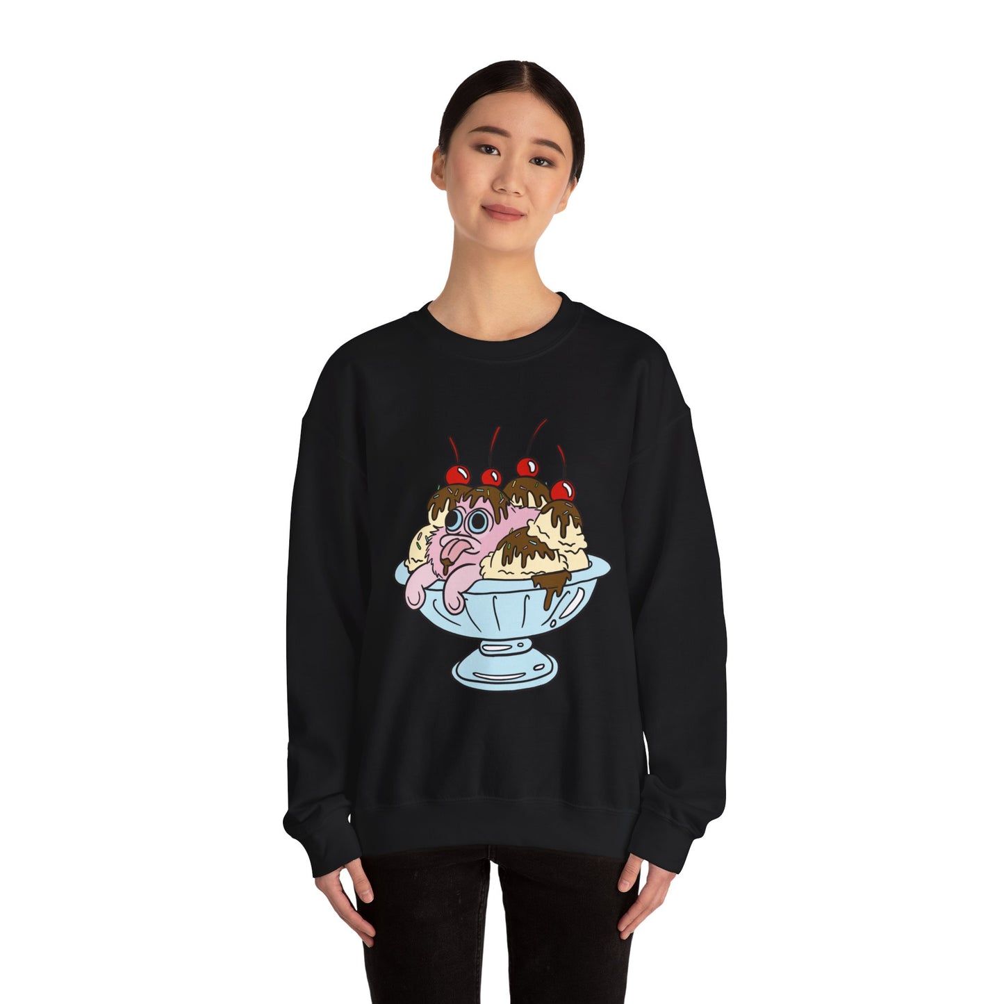 Squirby Sundae -Adult Crewneck Sweatshirt
