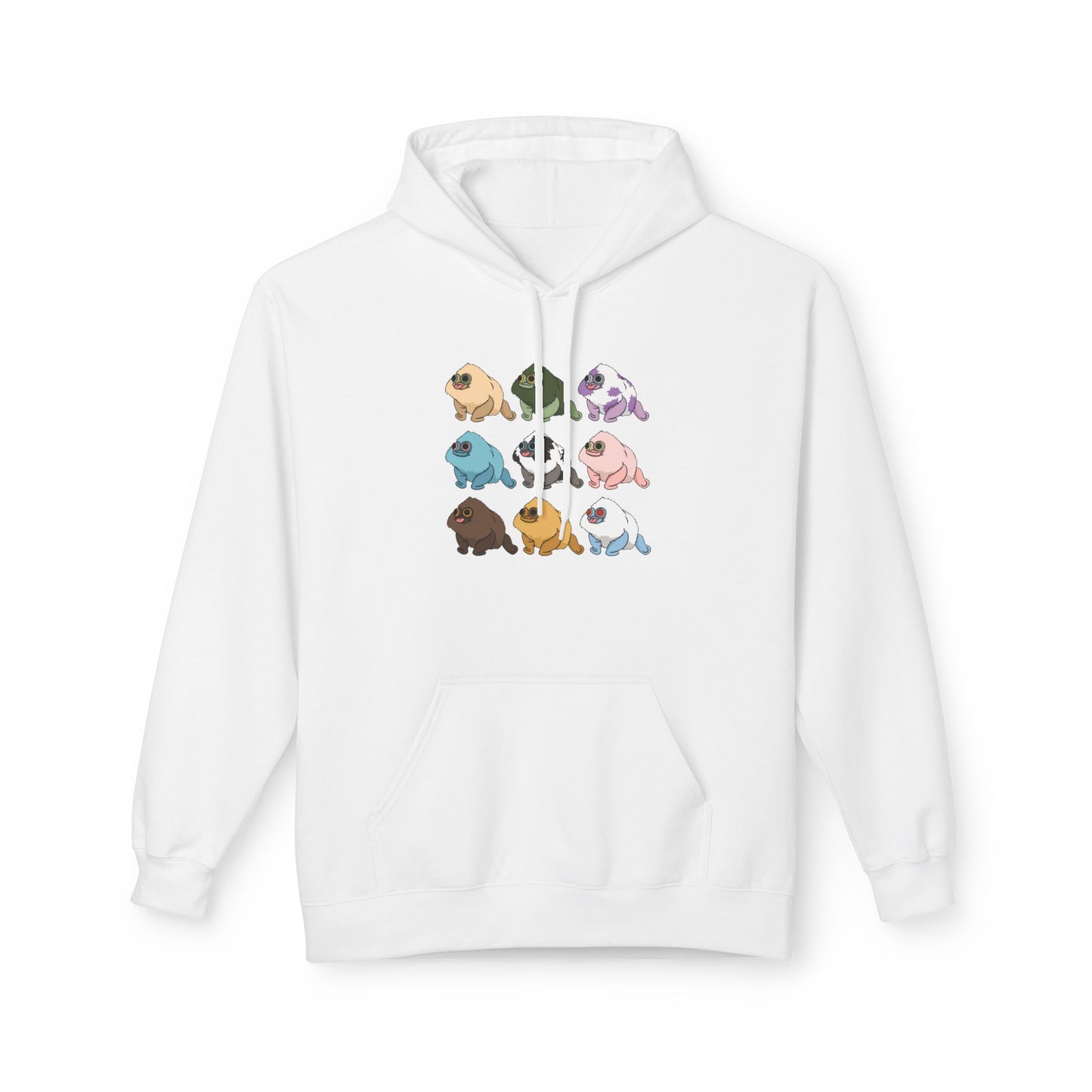 Cozy Fleece Hoodie Squirby Colors