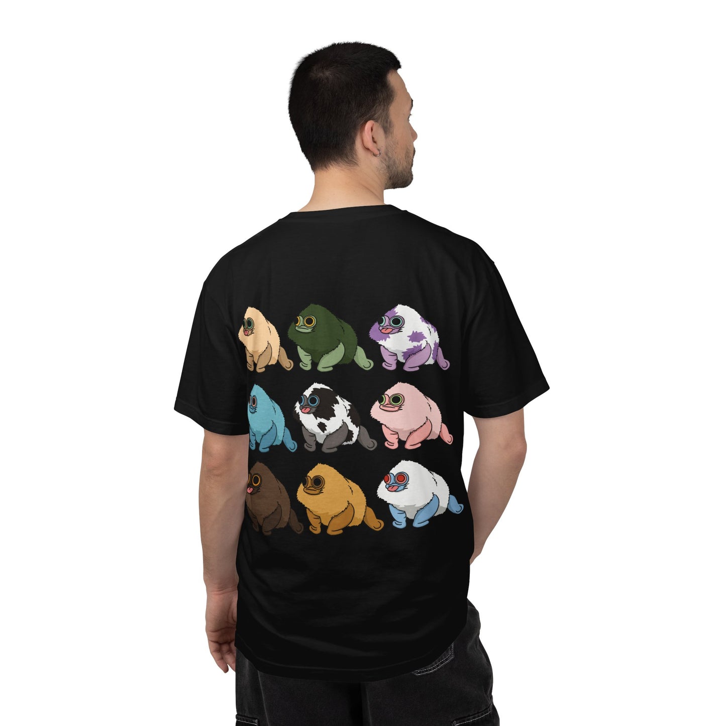 Squirby Colors and Planet Sploor- two sided T-Shirt - Heavy Weight Cotton
