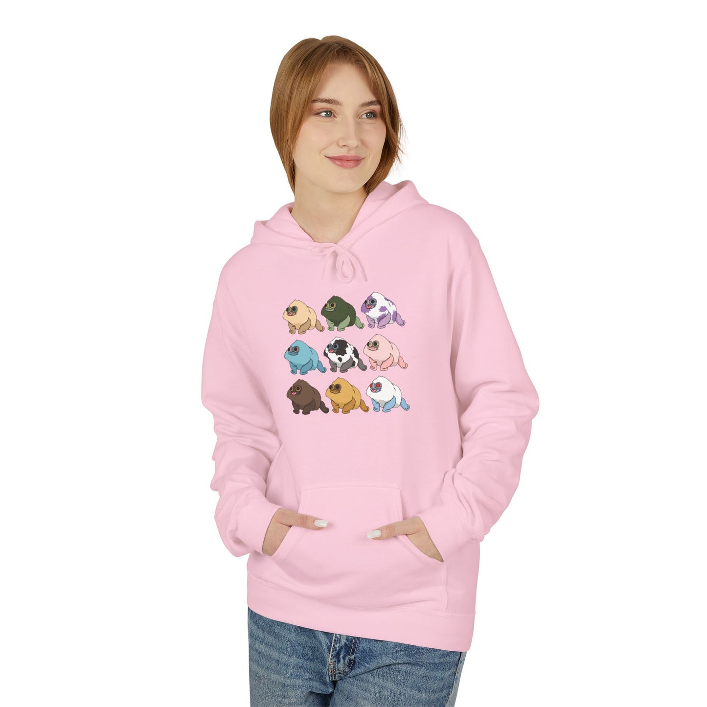 Cozy Fleece Hoodie Squirby Colors