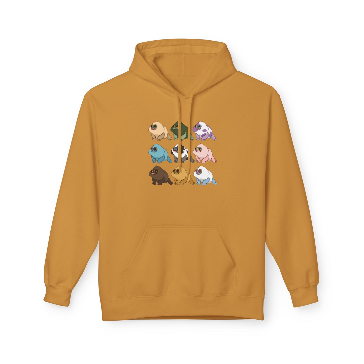 Cozy Fleece Hoodie Squirby Colors
