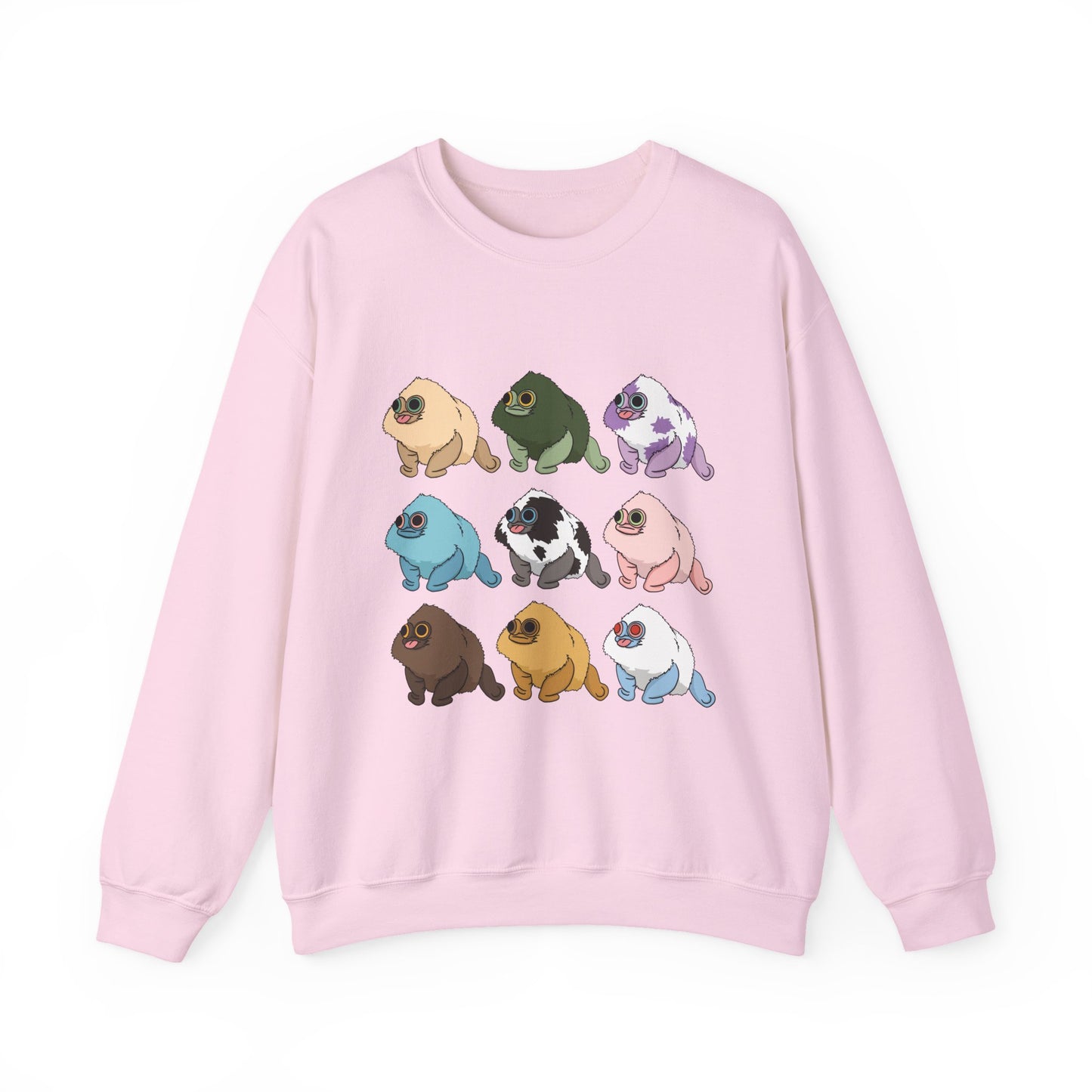 Squirby Colors -Adult Crewneck Sweatshirt