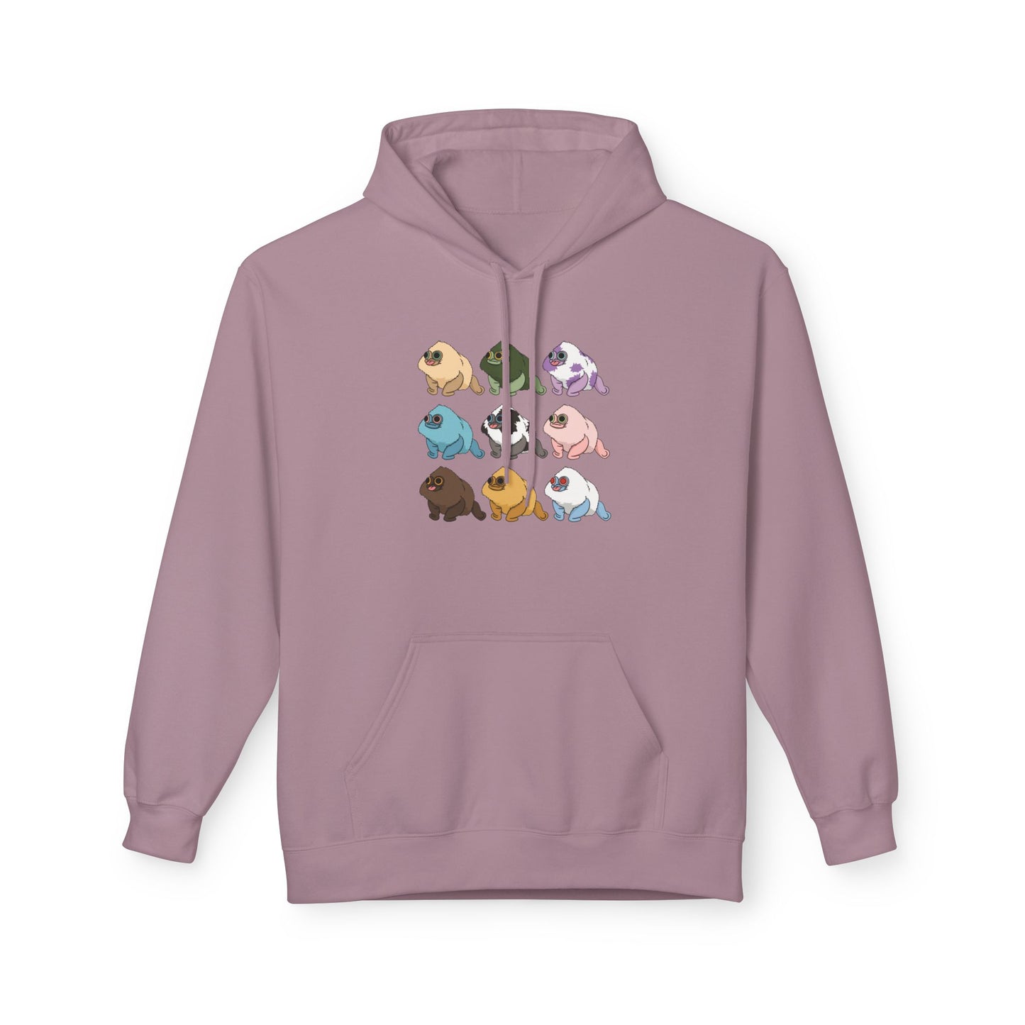 Cozy Fleece Hoodie Squirby Colors
